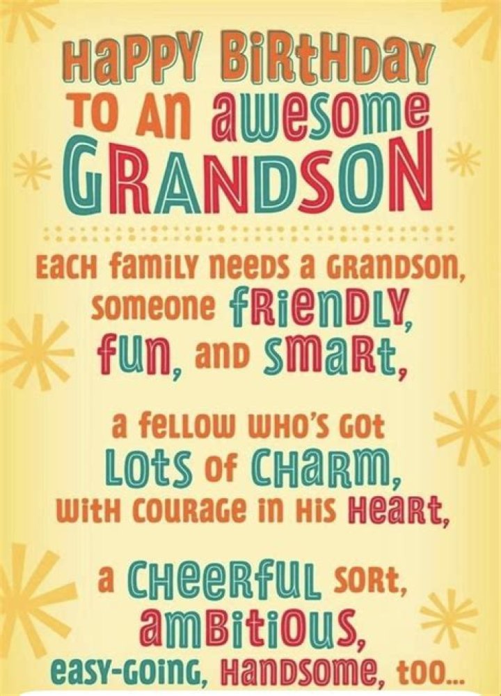 Happy Birthday Grandson Quotes