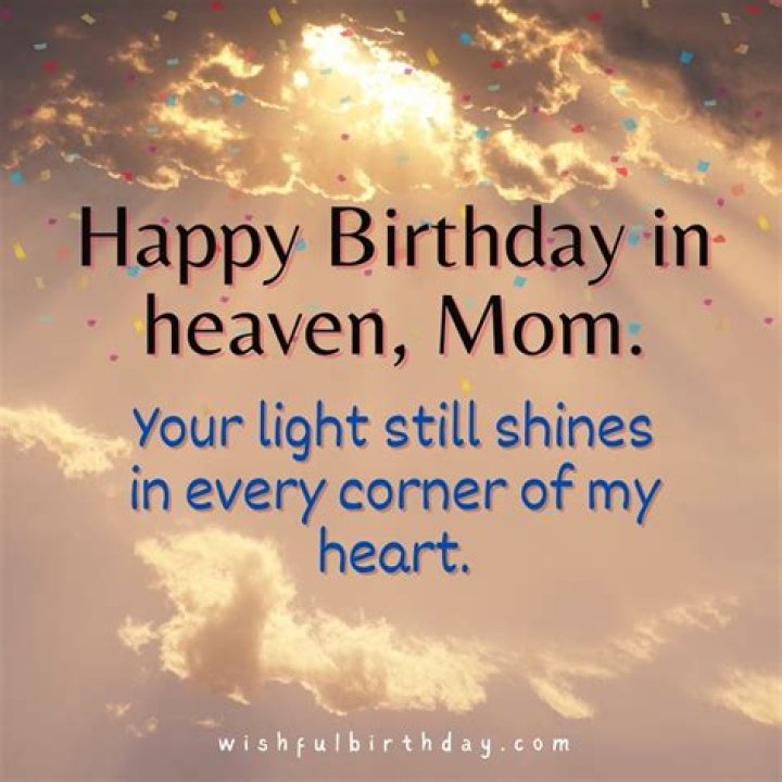 Happy Birthday To Mom In Heaven